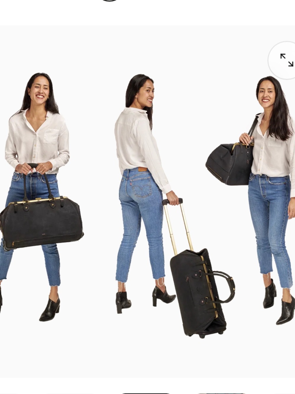 Laflore Paris Trolala Black Carry On Bag
